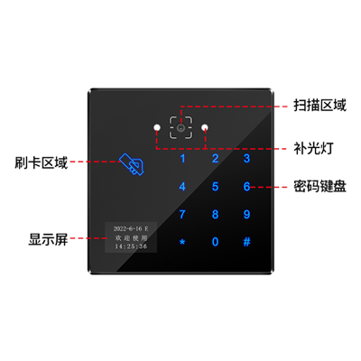 二维码云门禁刷卡机
