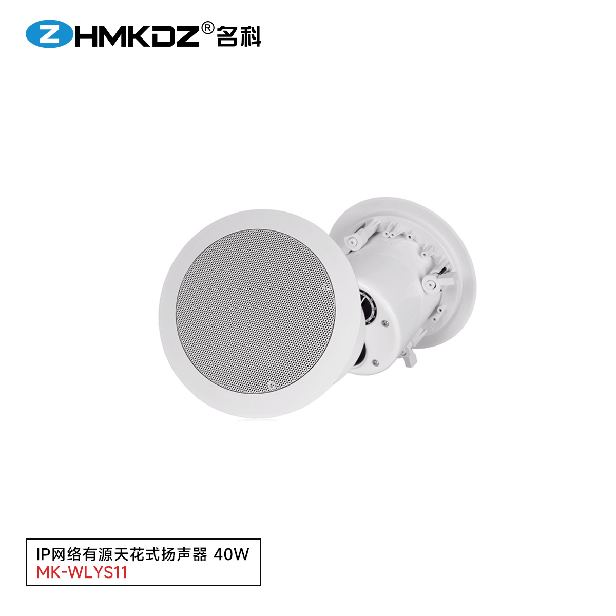 IP网络有源天花式扬声器 40W